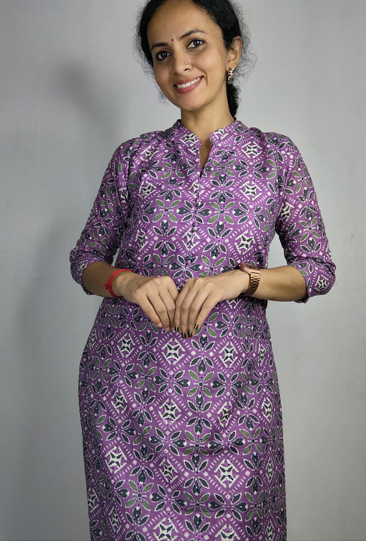 Printed Hakoba Kurti✨AGPH218✨