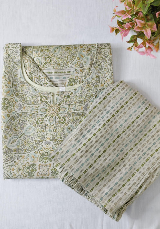 Semi modal silk coord set AG-SMK102