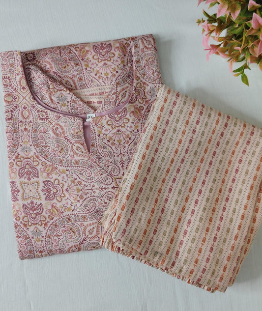 Semi modal silk coord set AG-SMK102
