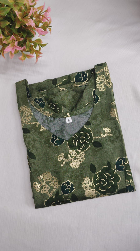 Rayon Princess Cut A-line AG- RA124
