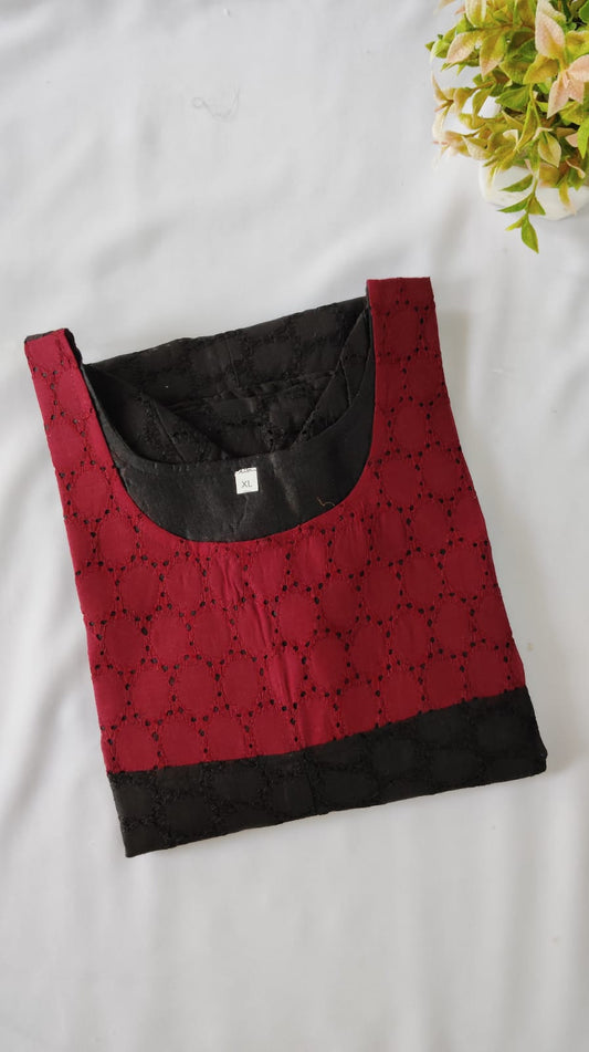 Hakoba Kurti with potly buttons AG-HK162