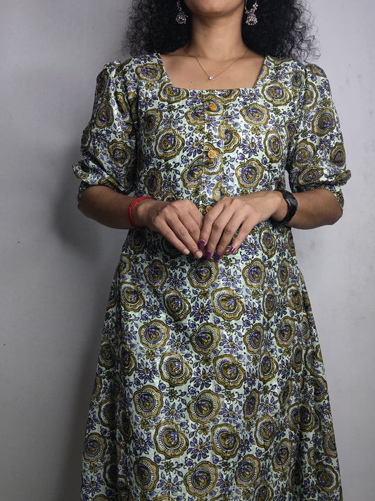Muslin Silk Frock style kurti✨MSK226✨