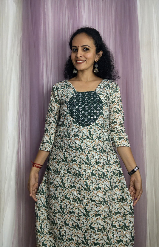 Printed Hakoba with patch✨AGPHK243✨