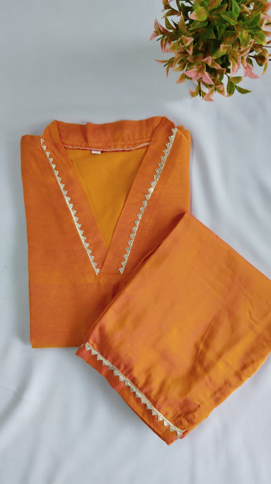 Cotton Silk Coord Set AG-CSK137