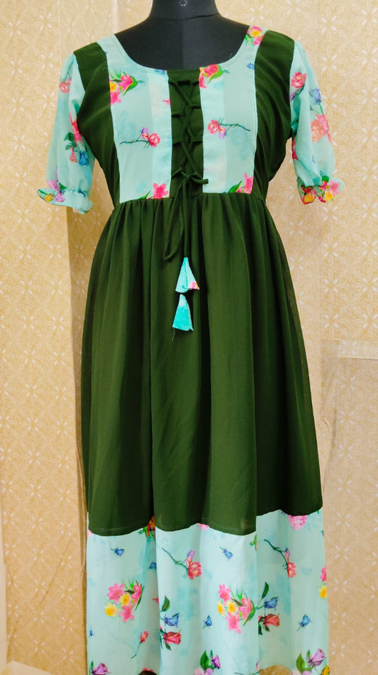Georgette frock style kurti✨AGGF133✨