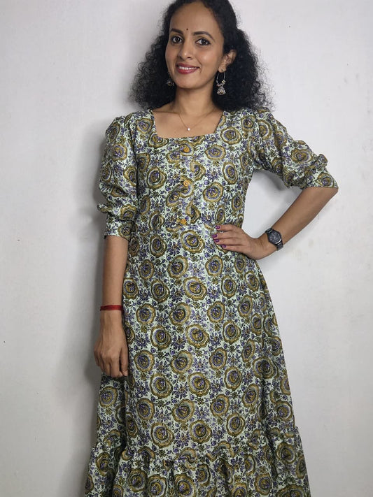 Muslin Silk Frock style kurti✨MSK226✨