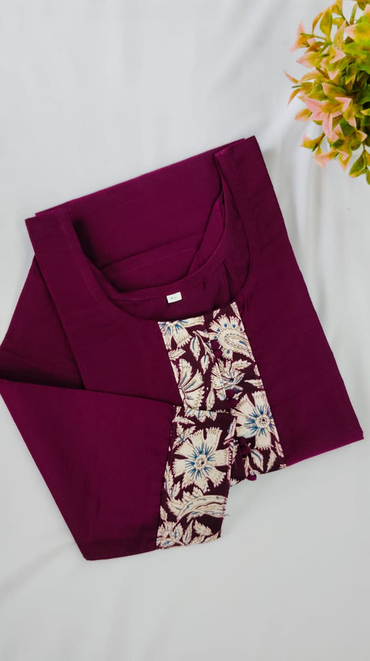 Cotton Silk Kurti AG-CSK116