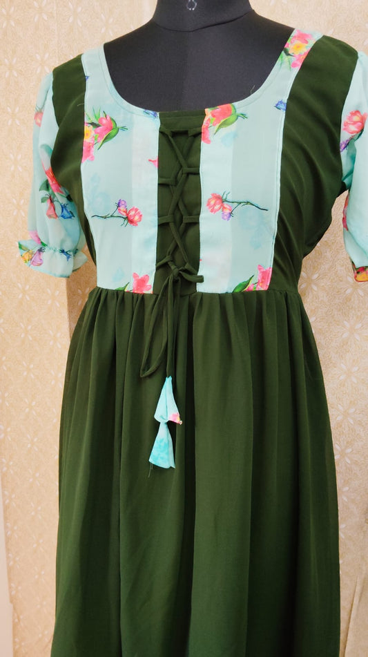 Georgette frock style kurti✨AGGF133✨