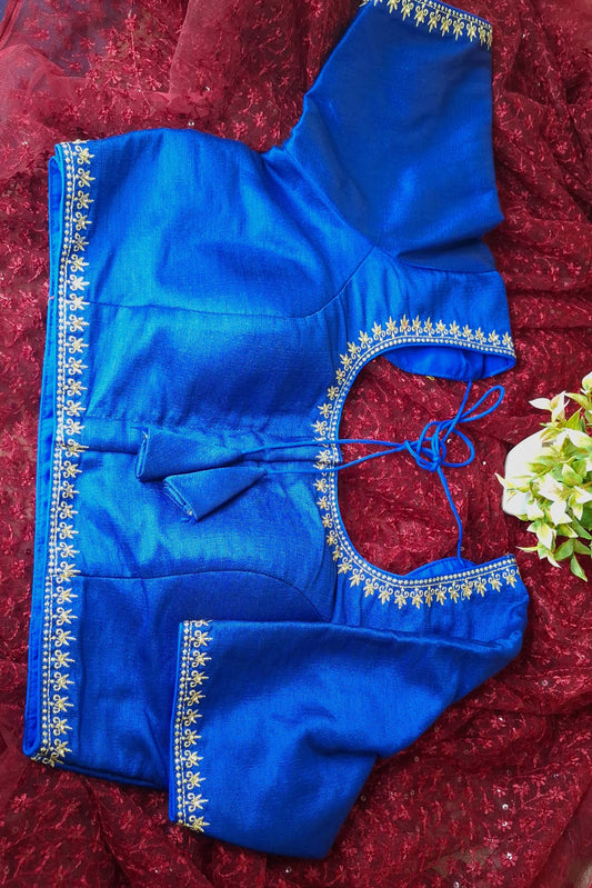 Heavy Embroidery padded blouse AG-CB199