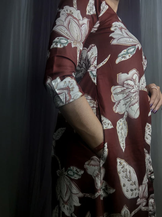 RAYON A-LINE COORD SET AG2612