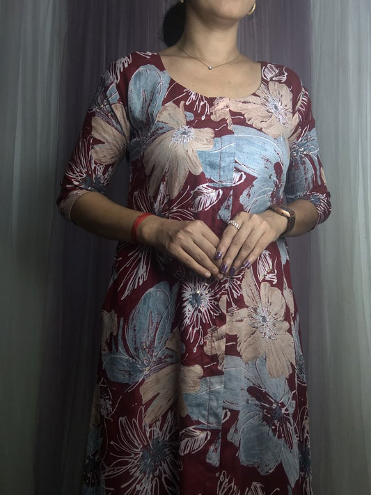 RAYON A-LINE COORD SET AG2613