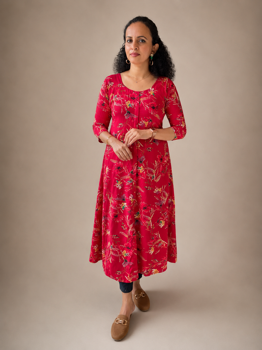 Rayon Aline kurti ✨AG2657✨