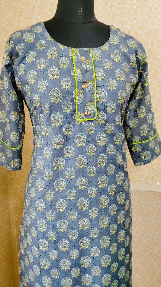 Printed Hakoba Kurti✨  AGPHK204✨