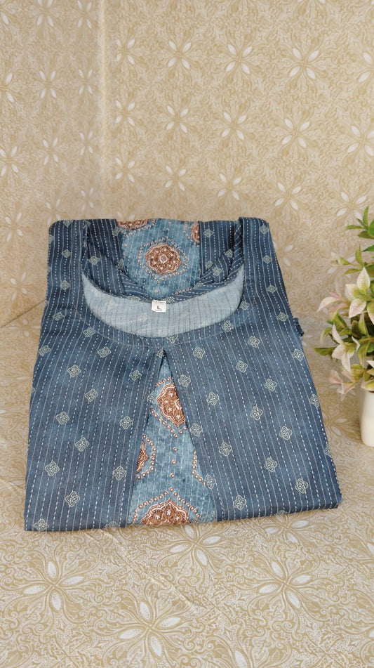 Jacket style Kurti   AGDJK202