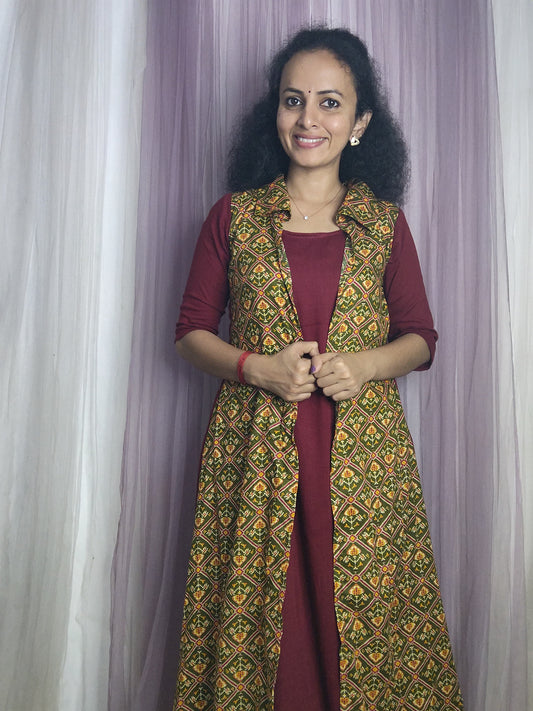 Jacket style Kurti ✨AGRJ240✨