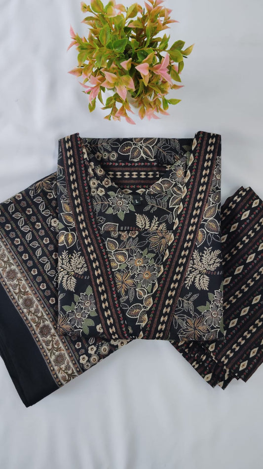 Ruby Silk Kurti Bottom Dupatta set AG-RSK131