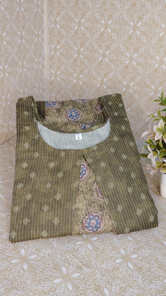 Jacket style Kurti   AGDJK202